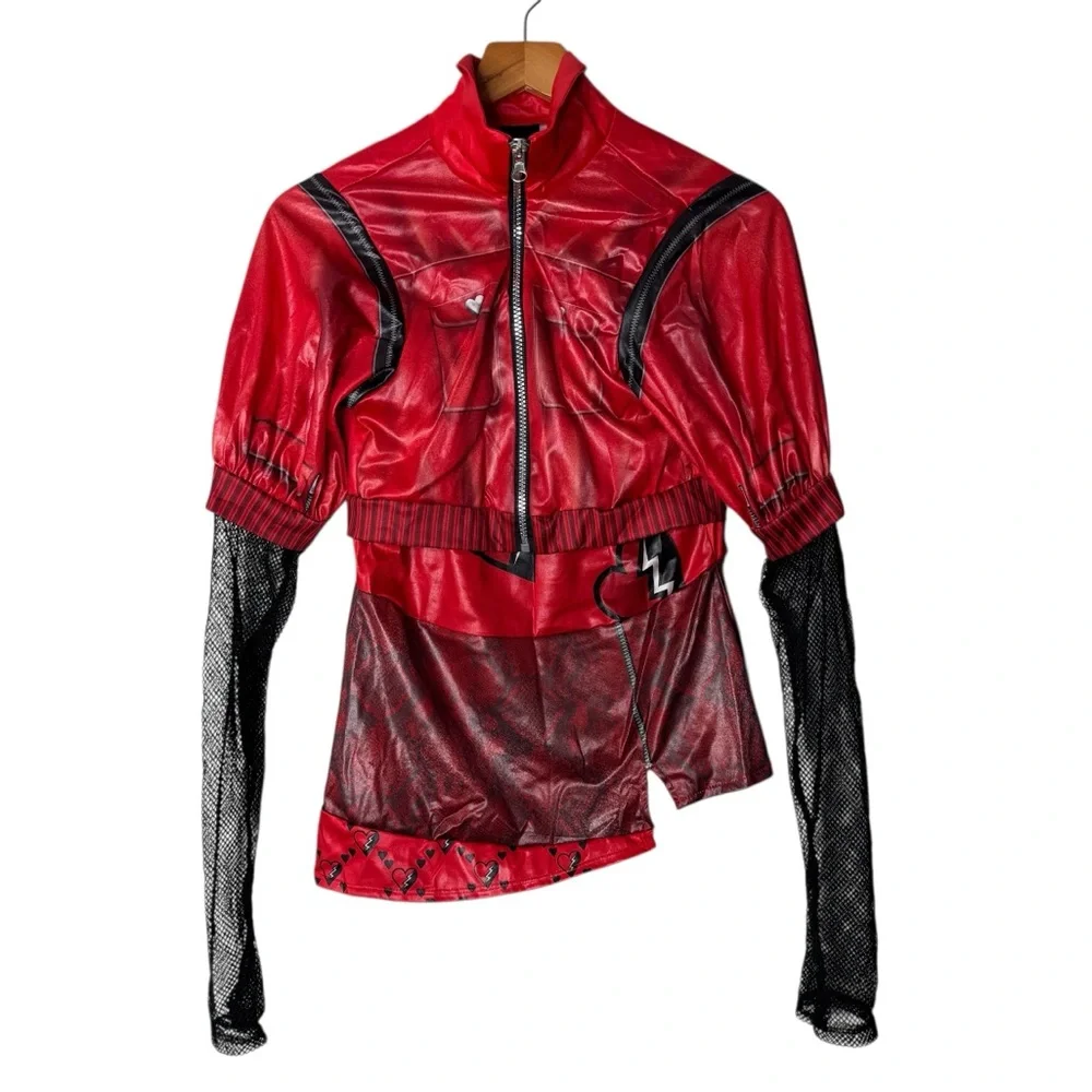 Disney Descendants Rise Of Red Girl's Halloween Costume Kids Large 14-16 Cosplay - Picture 8 of 8